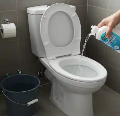 How to Unblock a Toilet Without a Plunger