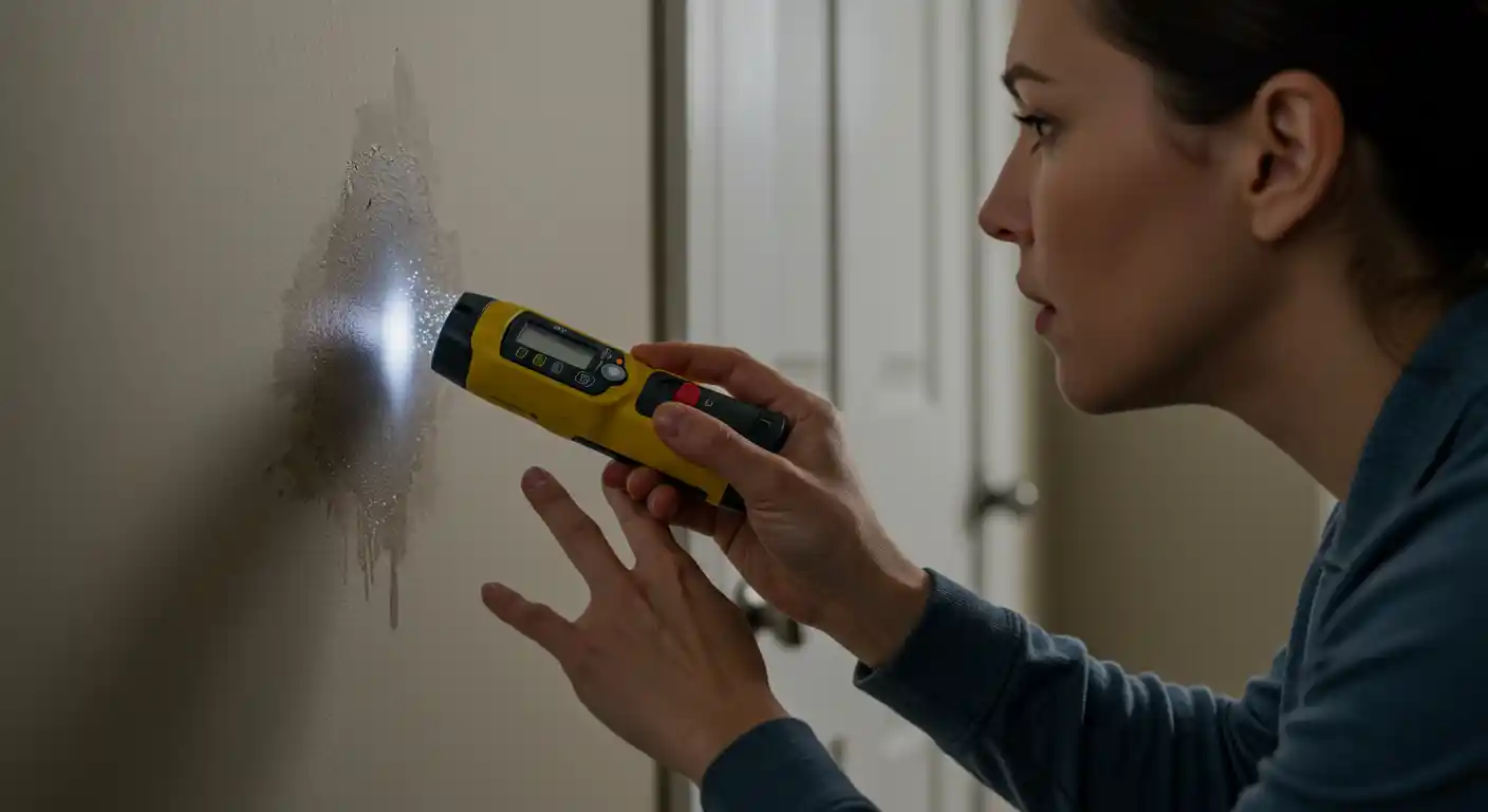 How to Find a Water Leak Inside a Wall